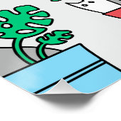 Cats in the flowerpots perfect poster (Hoek)