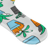 Cats in the flowerpots snijplank (Hoek)