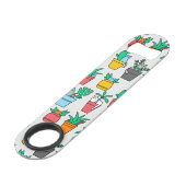 Cats in the flowerpots speed flessenopener (Voorkant Gekanteld)