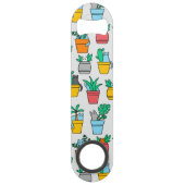 Cats in the flowerpots speed flessenopener (Achterkant)