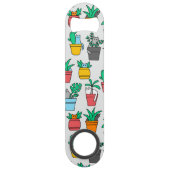 Cats in the flowerpots speed flessenopener (Voorkant)