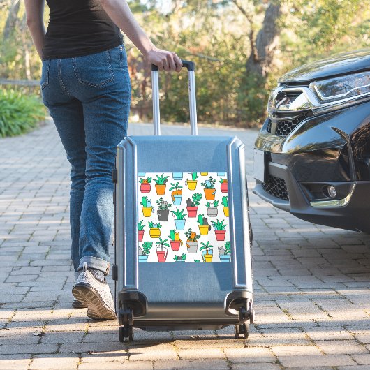 Cats in the flowerpots sticker (Koffer Insitu)