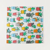 Cats in the flowerpots wandkleed (Voorkant (horizontaal))