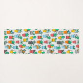 Cats in the flowerpots yogamat (Achterkant (horizontaal))