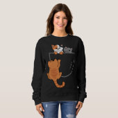 Cats In The Pocket Breast Pocket Animal  Cats Trui (Voorkant volledig)