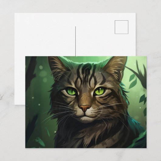 Cats in the Wild Briefkaart (Voorkant / Achterkant)