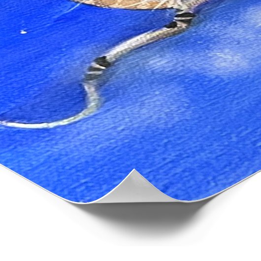 Cats in Tree Whimsical Art Poster (Hoek)