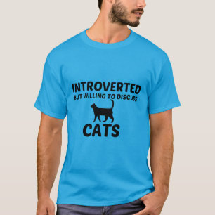 CATS INTROVERTED MAAR WILLEN BESPREKEN T-SHIRT