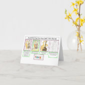 Cats Jazz Band Kaart (Gele Bloem)