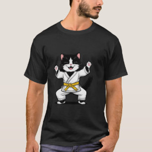 Cats Judo Funny Animal Martial Arts voor Mannen Vr T-shirt