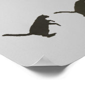 Cats Jumping Poster (Hoek)