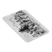 Cats Kerstparty Louis Wain Magneet (Rechterzijde)