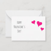  Cats Kinder Valentijnsdag Valentijn Notitiekaartje (Achterkant)