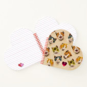 CATS, KITTENS Funny  Cat Portraits Red Heart Notitieboek (Binnen)