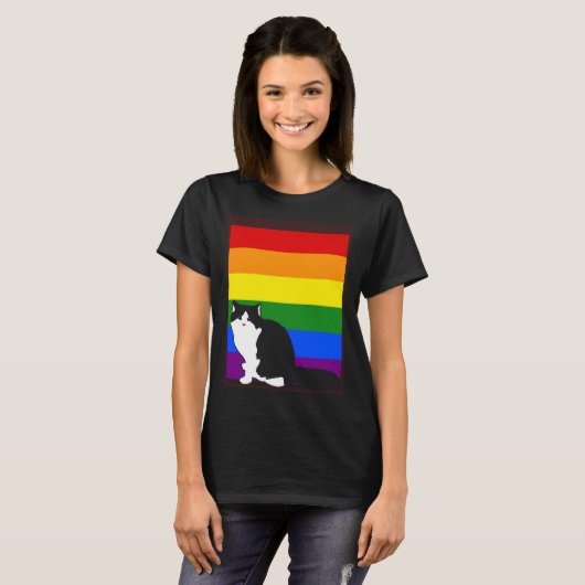 Cats Lgbt T-shirt (Voorkant volledig)