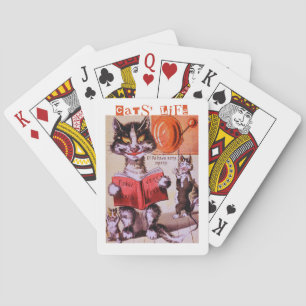 Cat's Life - Het leven is grappig! Wees een kat! Pokerkaarten