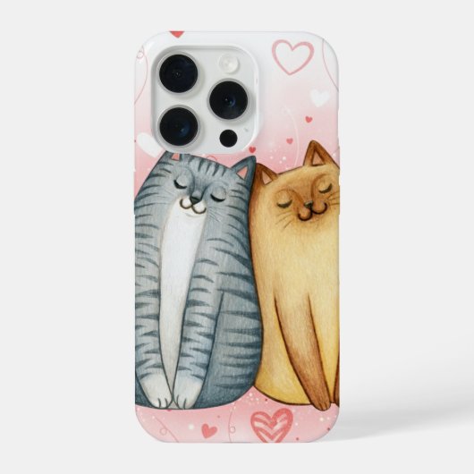 Cat's Love iPhone Hoesje (Achterkant)