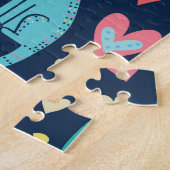 Cats Love: Kleurrijke  Naadloos Legpuzzel (Zijkant)