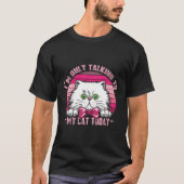 Cats Lovers Retro  Ik praat alleen met mijn C T-shirt (Voorkant)