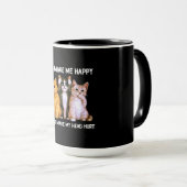 cats make me happy humans make mok (Voorkant rechts)