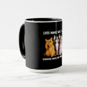 cats make me happy humans make mok (Voorkant links)
