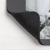 Cats Meme Funny Cat Selfie With Santa Hat Christma Muismat (Hoek)