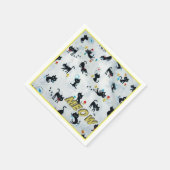 Cats Meow Kitten Pattern Napkins Servet (Hoek)
