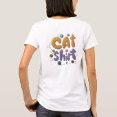 Cat's Meow T-shirt: perfect eenvoudige stijl T-shirt (Achterkant)