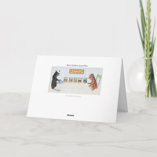 Cats Merry Brexit Christmas Kaart (Achterkant)