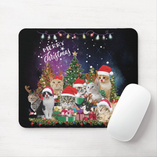 Cats Merry kermas Light Muismat (Met muis)