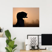 Cat's morning Bath Poster (Thuiskantoor)