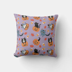 Cats 'N Pumpkins Halloween Mok Kussen