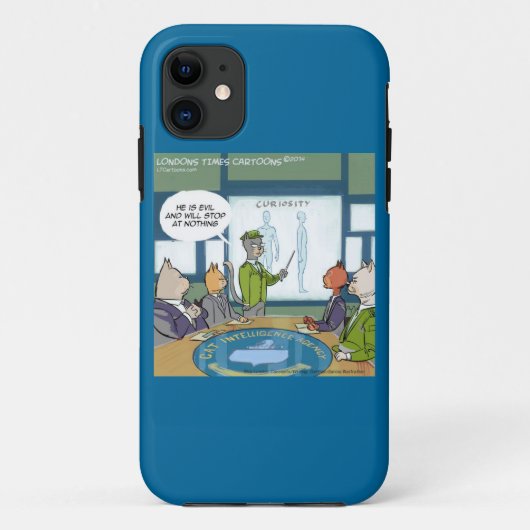 Cats Natural Enemy Funny iPhone 5/5S Hoesje (Achterkant)