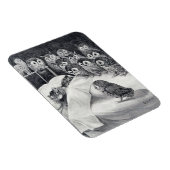 Cats Nightmare Owl Bird, Louis Wain Magneet (Rechterzijde)