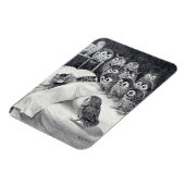 Cats Nightmare Owl Bird, Louis Wain Magneet (Linkerzijde)