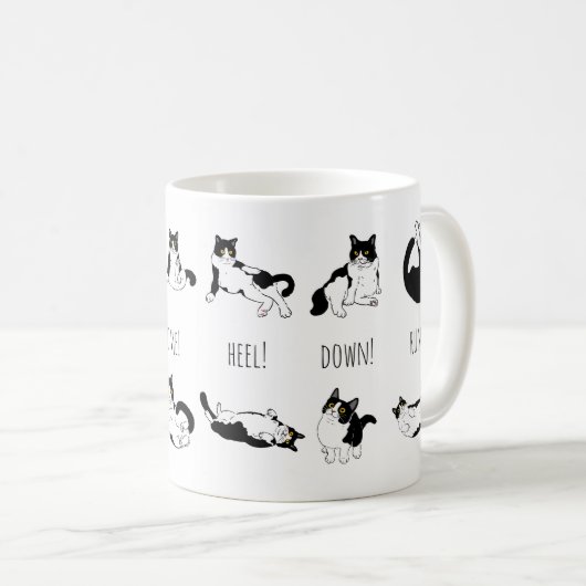 cat's obedience mug koffiemok (Voorkant rechts)