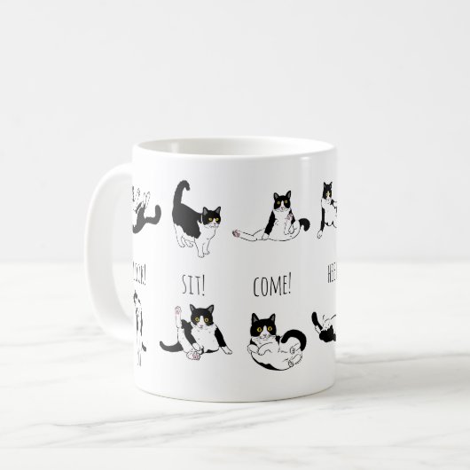 cat's obedience mug koffiemok (Voorkant links)