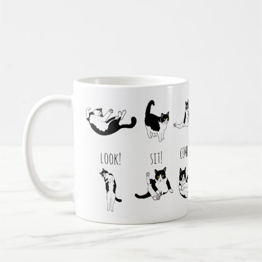 cat's obedience mug koffiemok (Links)