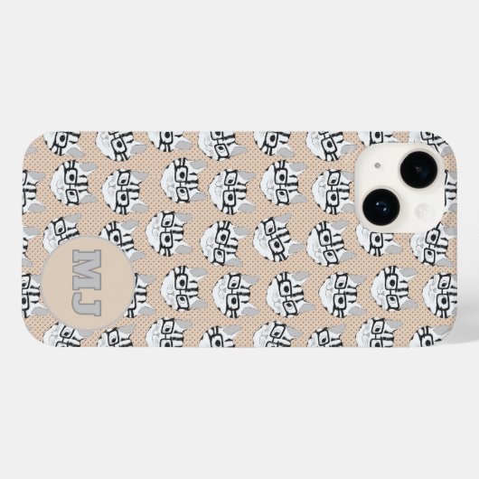 Cats of Cadstudios 2.0 iPhone / iPad case (Achterkant (horizontaal))