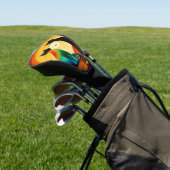 Cats on Colorful Background Golfheadcover (Insitu)