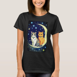 CATS ON THE MOON T-SHIRT