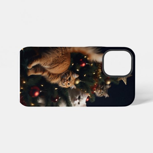 Cats Ornate Tree, Image , Customize, iPhone Hoesje (Achterkant horizontaal)