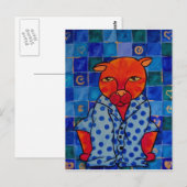 Cats Pajamas Briefkaart (Voorkant / Achterkant)