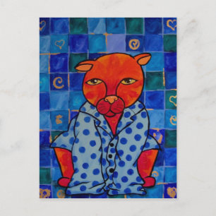 Cats Pajamas Briefkaart