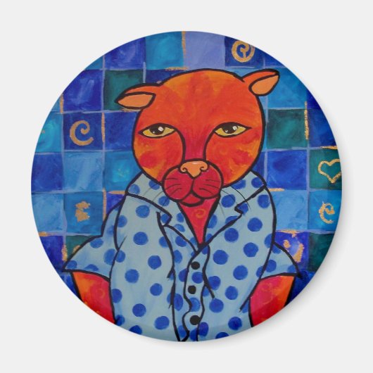 Cats Pajamas Magneet (Voorkant)