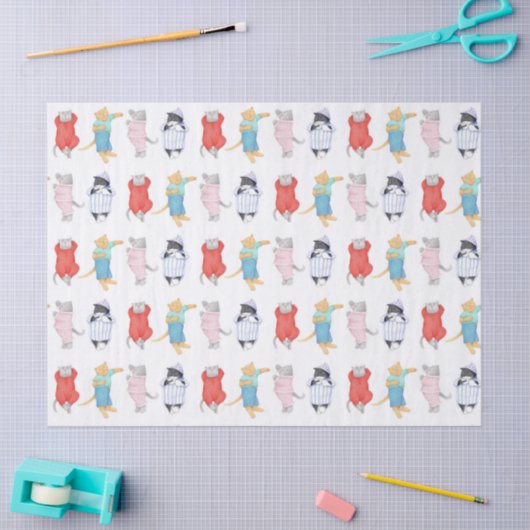 CATS PAJAMAS-weefselpapier Tissuepapier (Craft)