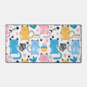 Cats Pattern Bureaumat (Voorkant)