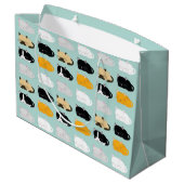 Cats Pattern Large Cadeautasje (Achterkant Gekanteld)