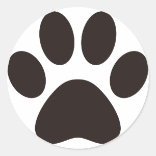 CAT'S_PAW RONDE STICKER