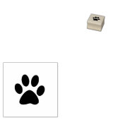 Cat's paw rubberstempel (Gestempeld)